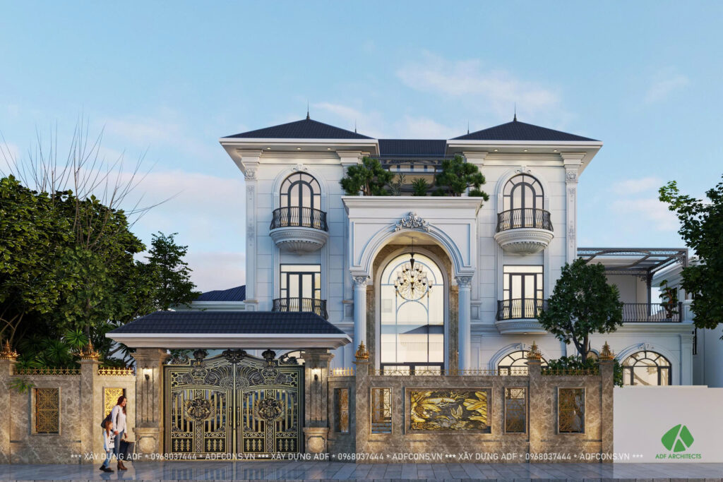 XÂY NHÀ TRỌN GÓI DỰ ÁN BIỆT THỰ NHÀ ANH VŨ – HẢI PHÒNG 