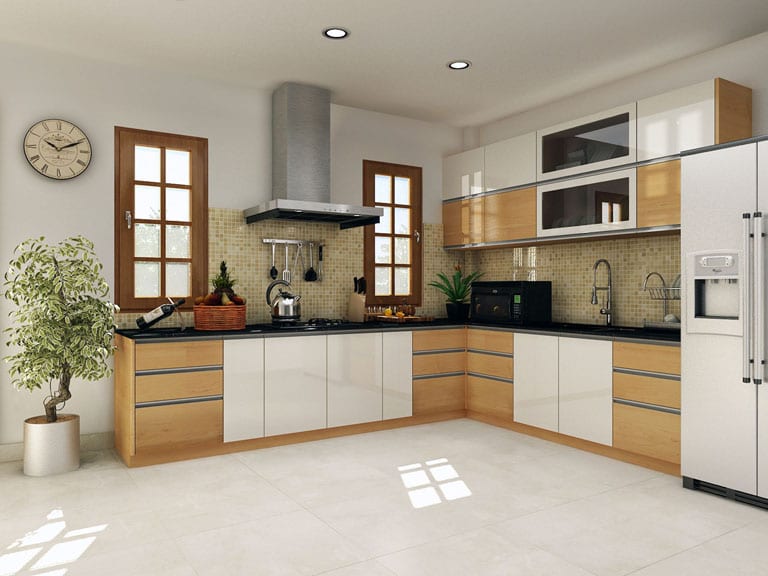 Sử dụng gỗ HDF trong thiết kế nội thất phòng bếp