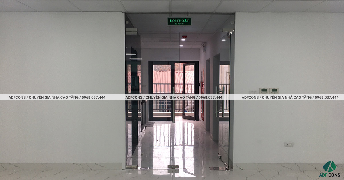 Hình ảnh thực tế công trình nhà văn phòng anh Đăng Quang - Cầu Giấy 11
