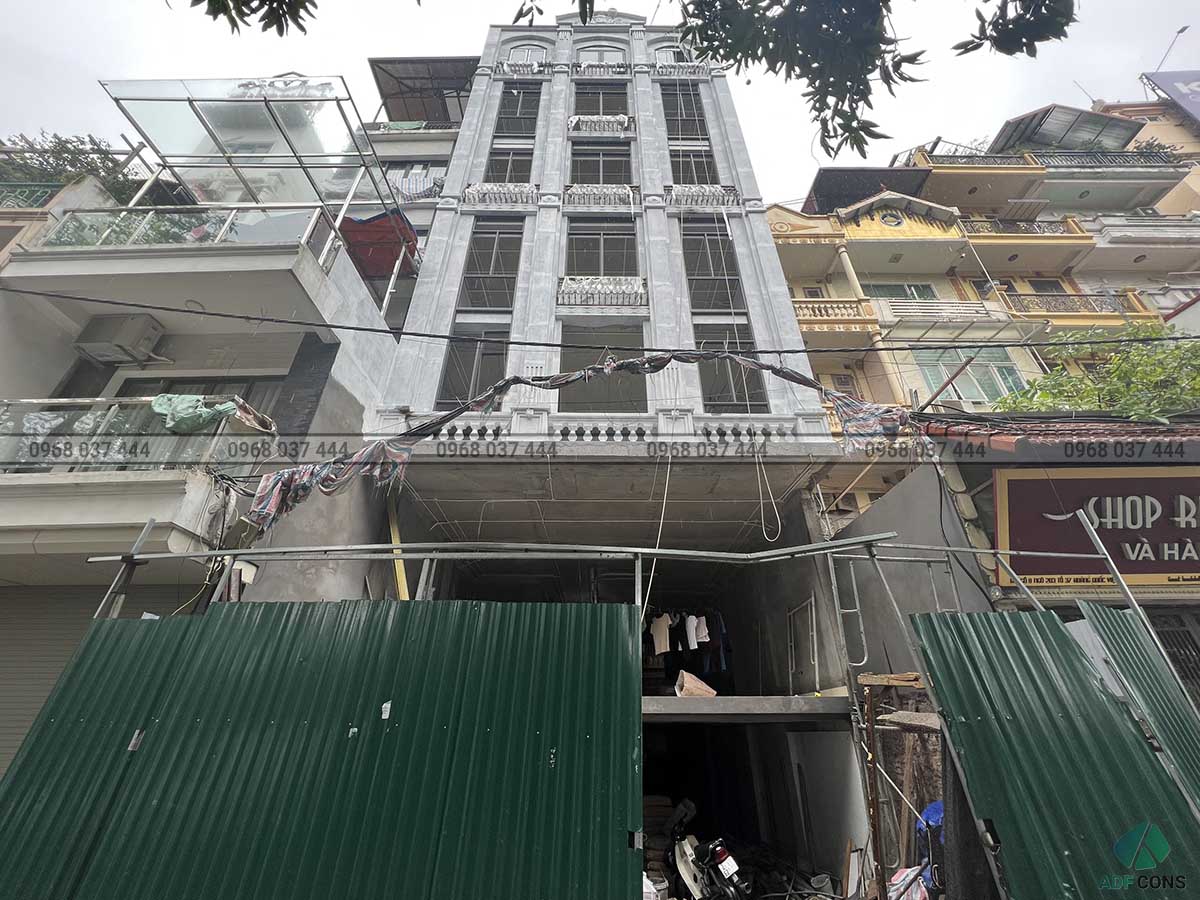Ảnh chụp ngoại cảnh công trình tòa nhà văn phòng Phú Gia Minh