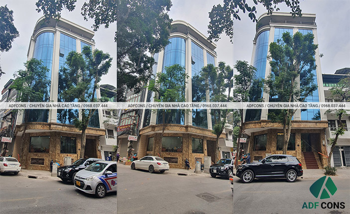 Toàn cảnh dự án tòa nhà văn phòng chú Thịnh - Thái Hà