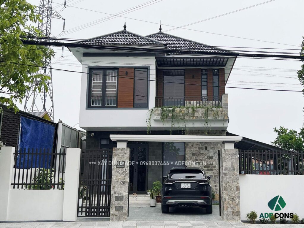 Xây Dựng Biệt Thự 2 tầng 100m2 cho nhà chị Oanh 