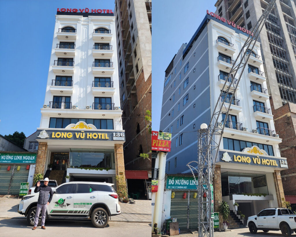 Công trình khách sạn Long Vũ – Lạng Sơn 