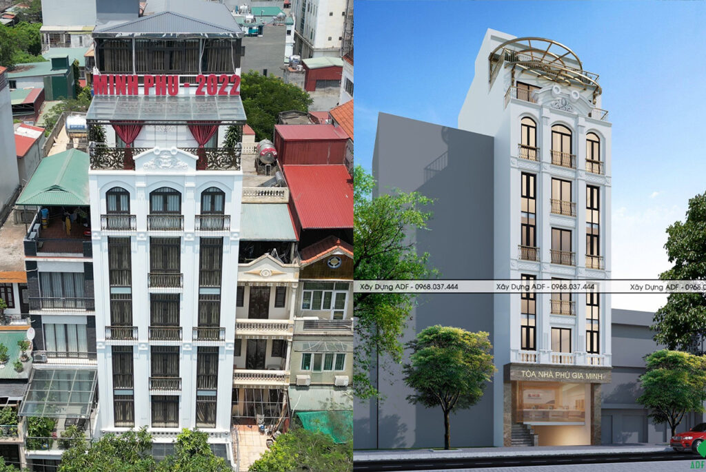 Công trình tòa nhà văn phòng Minh Phú 